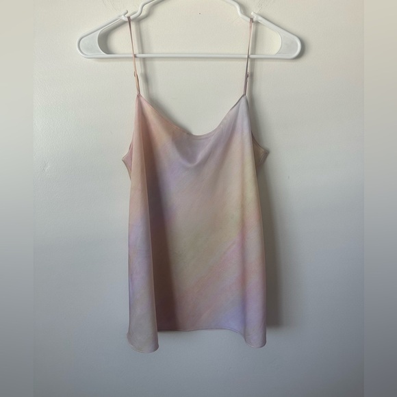 VINCE Marble-printed Rainbow camisole Size M - Picture 5 of 10